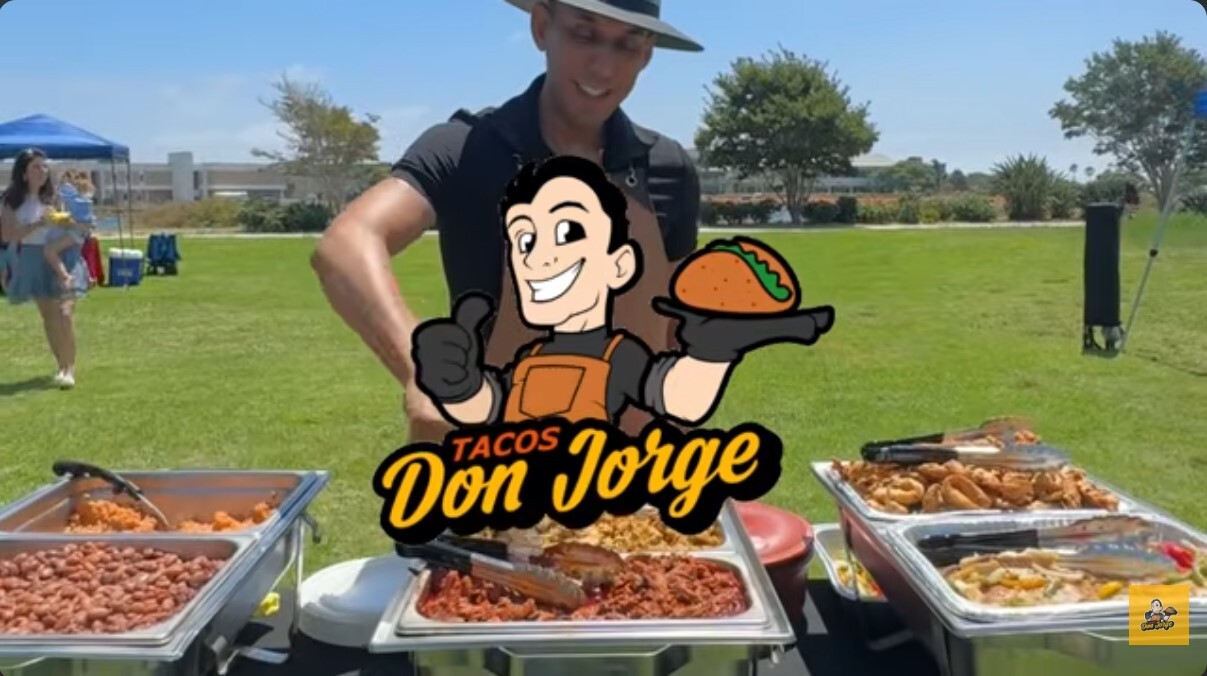 Tacos Don Jorge catering in San Diego, CA — home video
